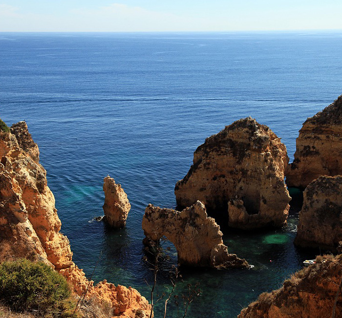 Algarve, Portugal, Mar, Rock